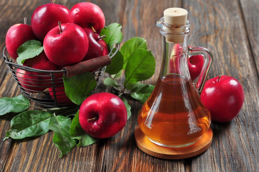 Aceto di mele per un trattamento efficace delle vene varicose